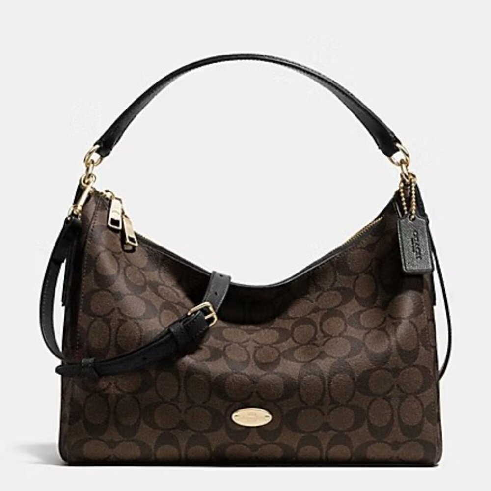 Euc Coach Celeste Signature 2 Way Shoulder Bag Purse